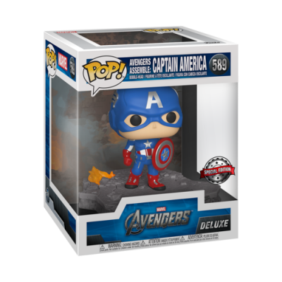 Фигура FUNKO POP! DELUXE CAPTAIN AMERICA (ASSEMBLE) - AVENGERS